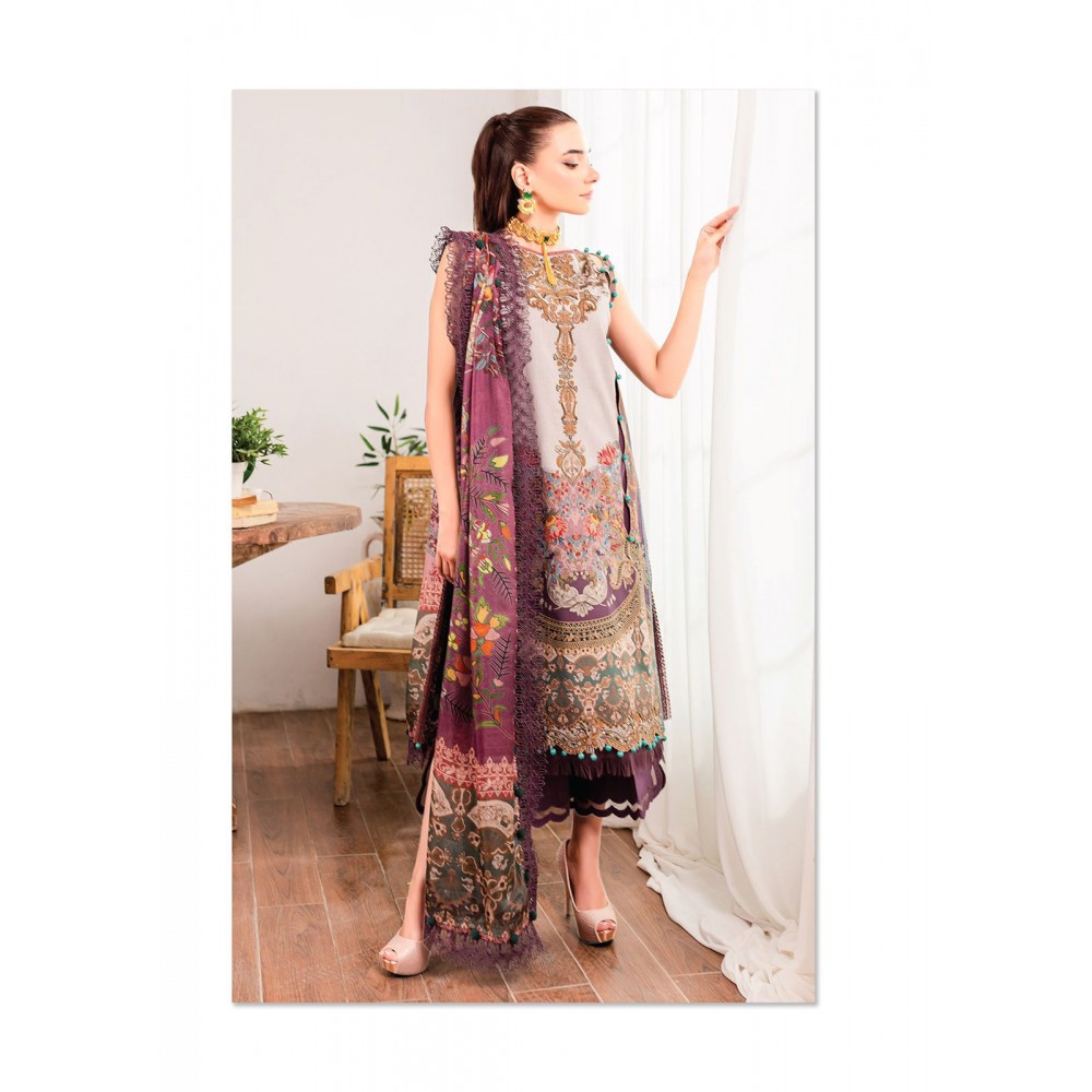 AL KARAM VOL 12 KESARIYA  (Cotton Dupatta)