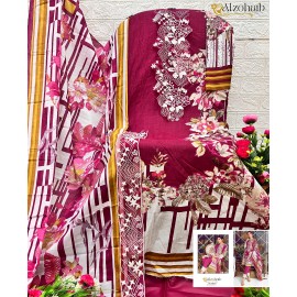 ALZOHAIB 1124 ABC  (Cotton Dupatta)