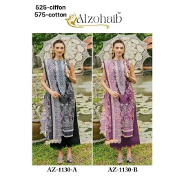 ALZOHAIB 1130 AB  (Chiffon Dupatta)