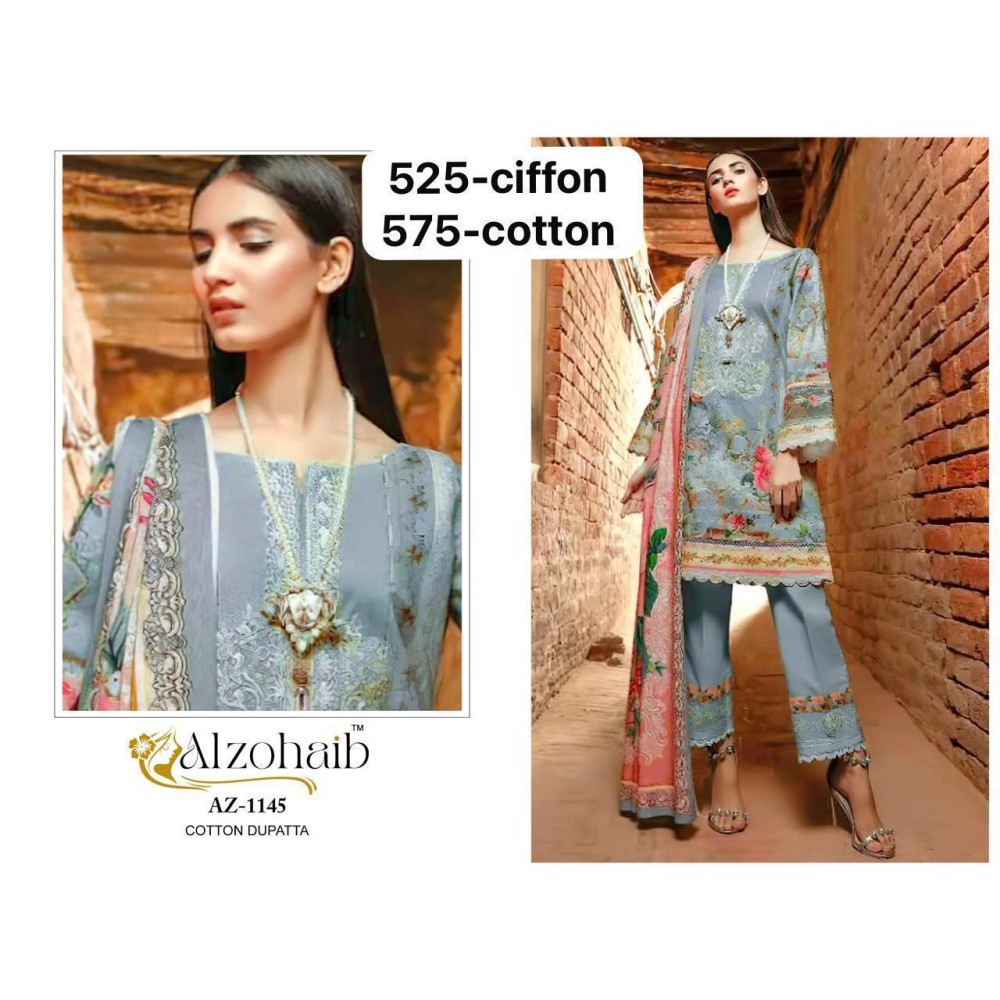 ALZOHAIB 1145  (Cotton Dupatta)