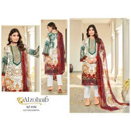 ALZOHAIB 1155-56-57  (Cotton Dupatta)
