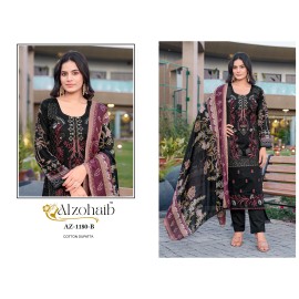 ALZOHAIB 1180 AB  (Cotton Dupatta)
