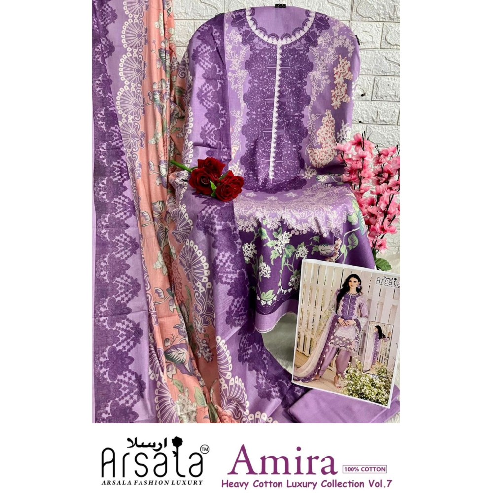 AMIRA HEAVY COTTON LUXURY COLLECTION VOL 7 (Cotton Dupatta)