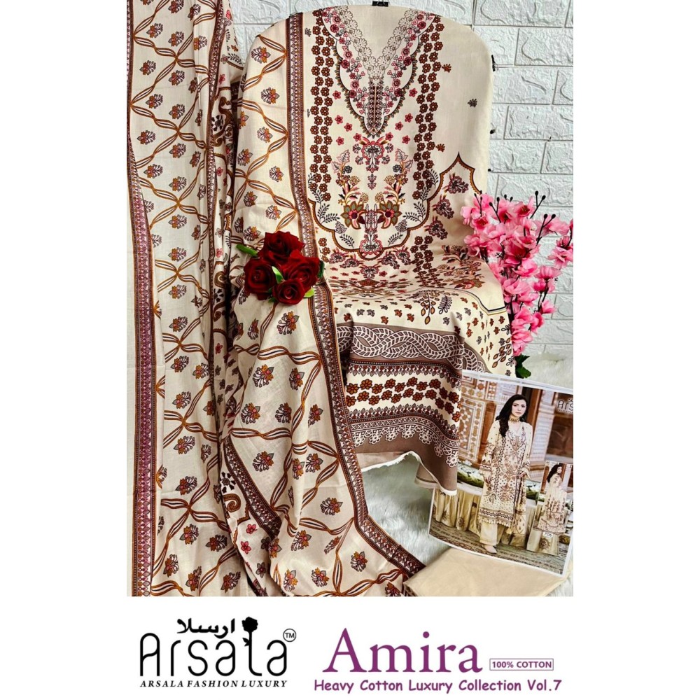 AMIRA HEAVY COTTON LUXURY COLLECTION VOL 7 (Cotton Dupatta)