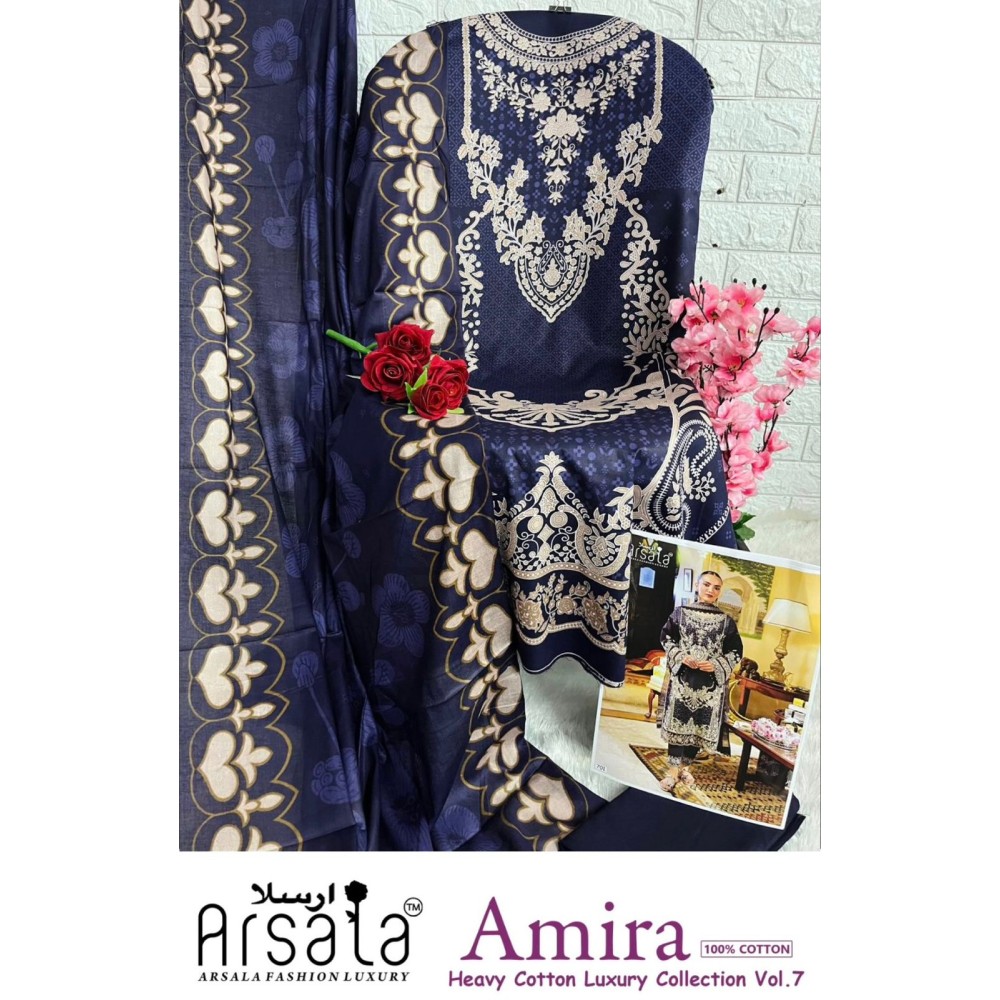 AMIRA HEAVY COTTON LUXURY COLLECTION VOL 7 (Cotton Dupatta)