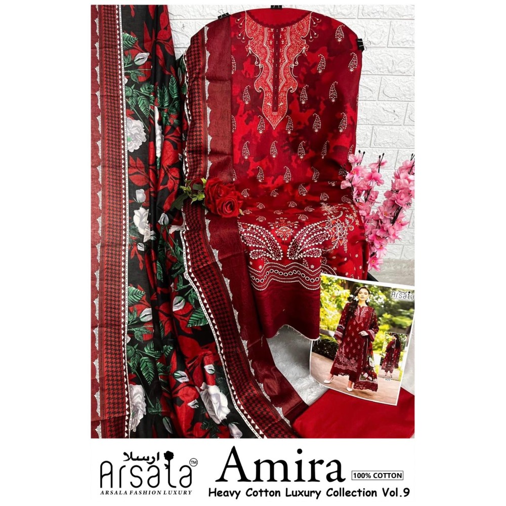AMIRA HEAVY COTTON LUXURY COLLECTION VOL 9 (cotton dupatta)