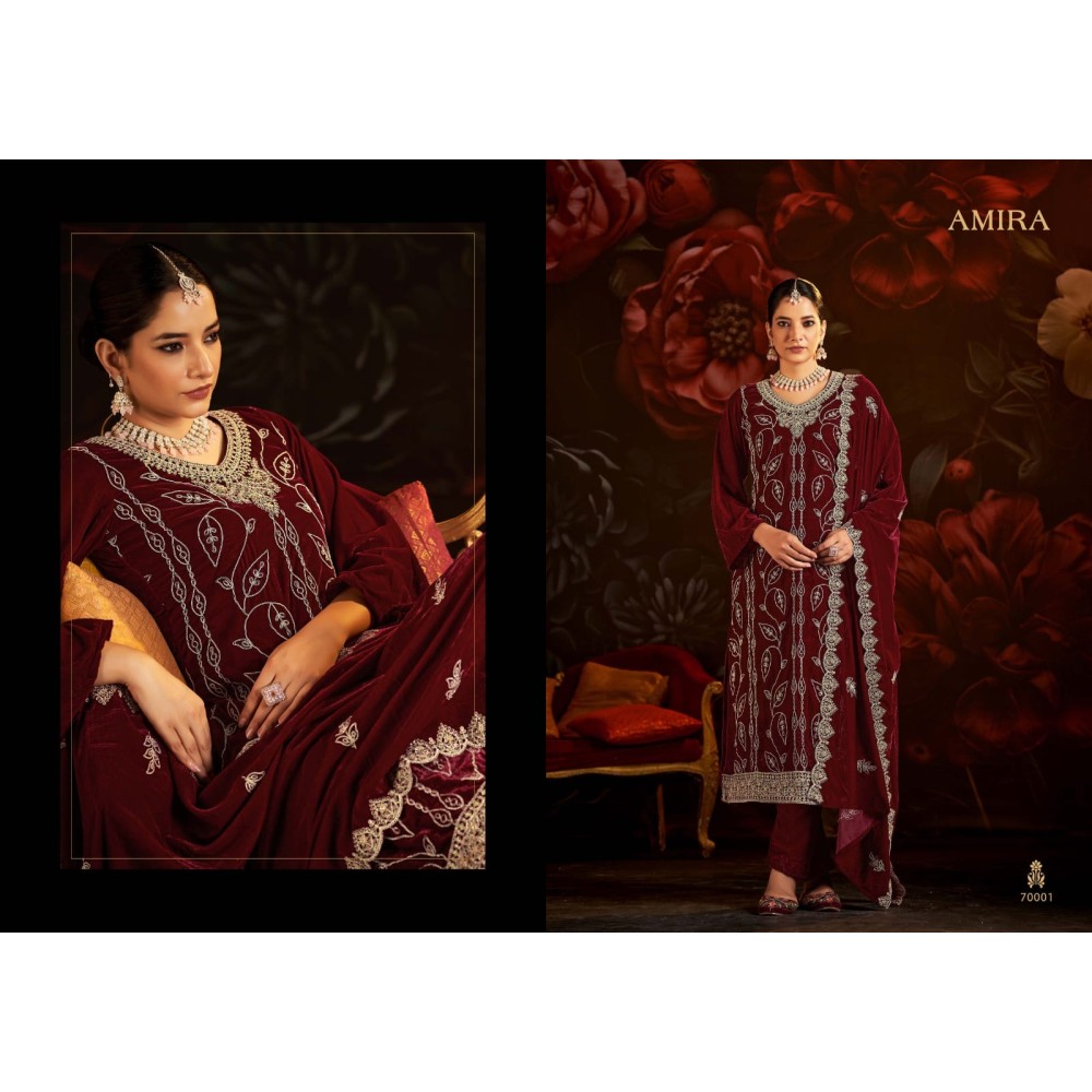 AMIRA VALVET 2024 RK GOLD (Winter Collection)