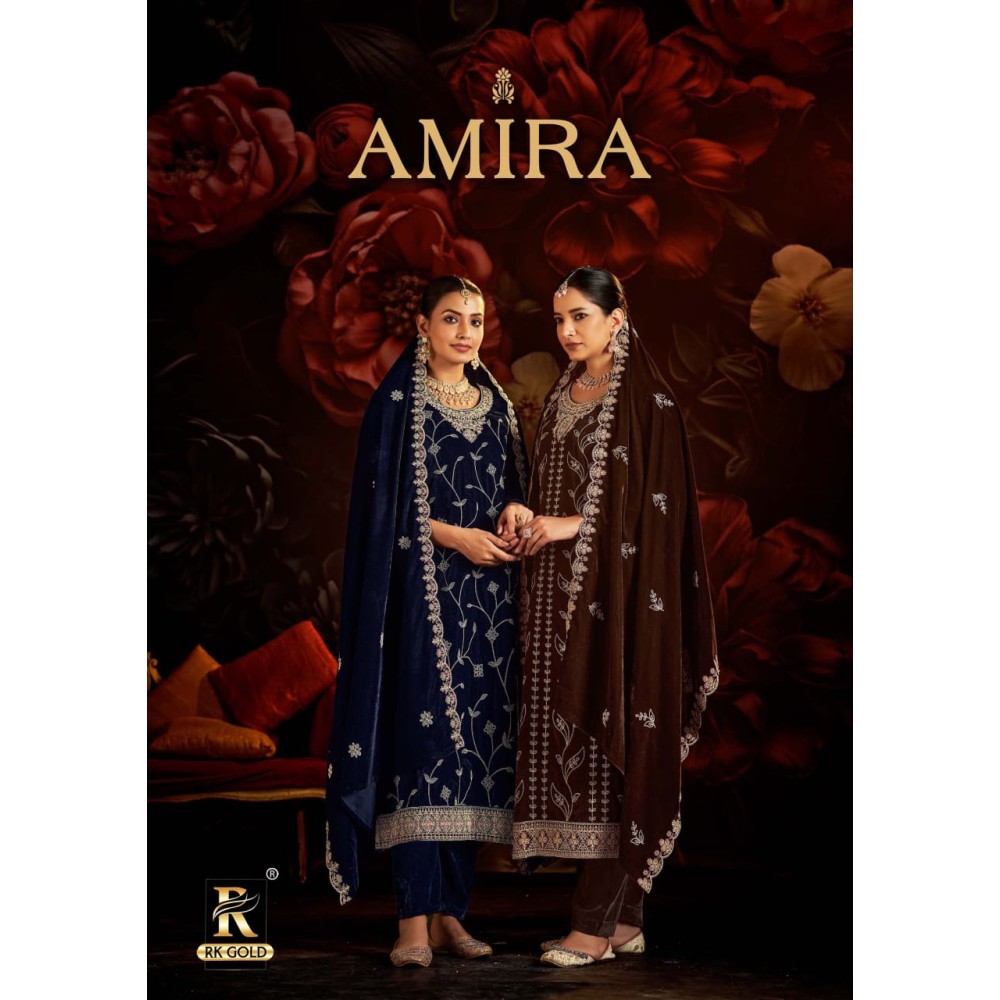 AMIRA VALVET 2024 RK GOLD (Winter Collection)