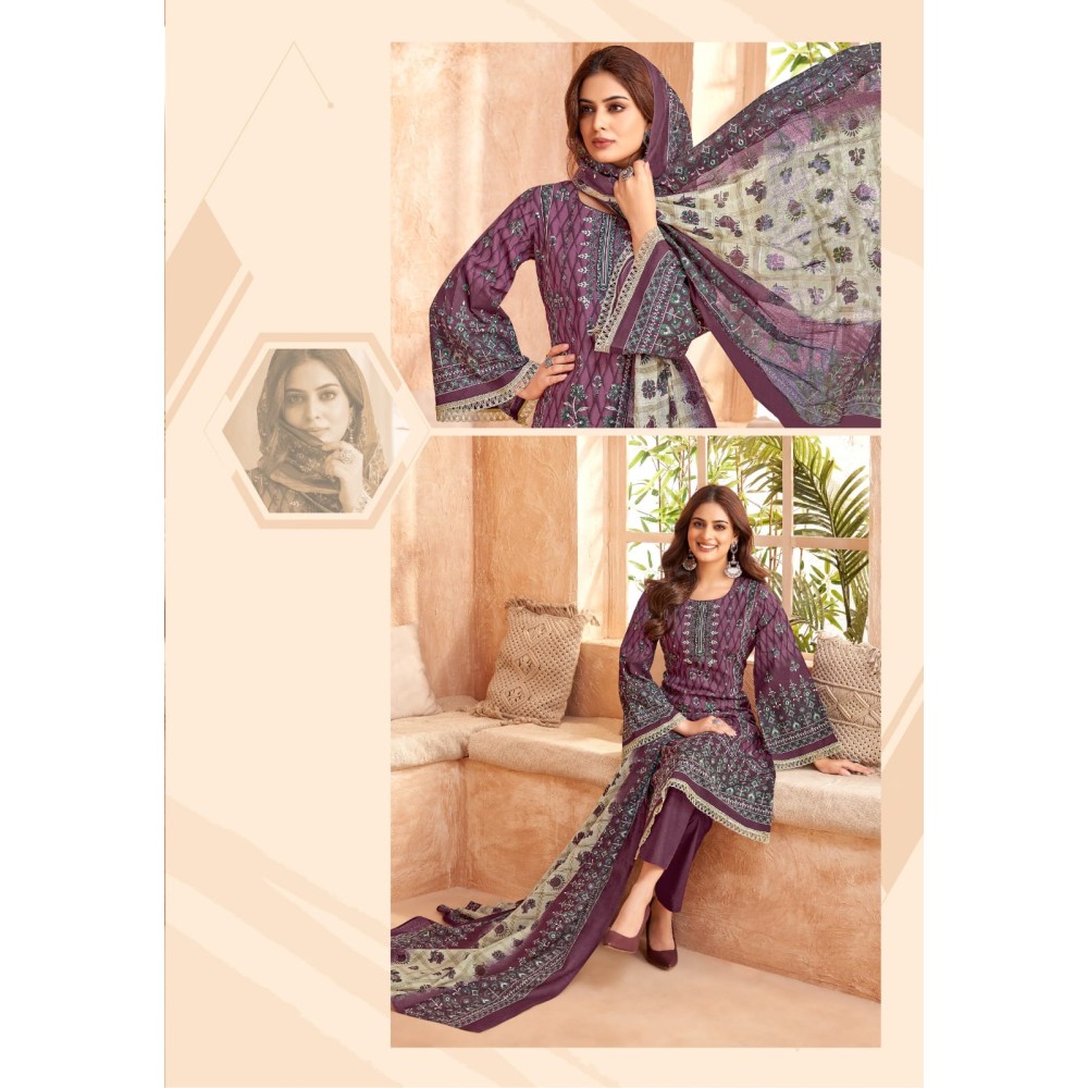AMIRA VOL 2 MAYUR (Cotton Dupatta)