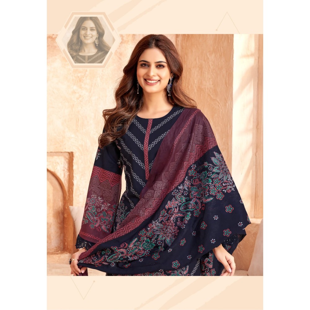 AMIRA VOL 2 MAYUR (Cotton Dupatta)