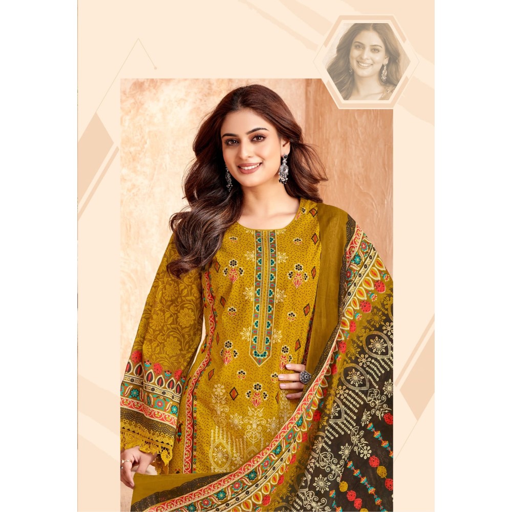 AMIRA VOL 2 MAYUR (Cotton Dupatta)
