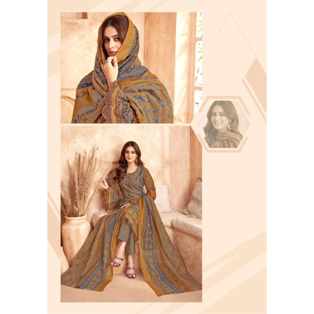 AMIRA VOL 2 MAYUR (Cotton Dupatta)