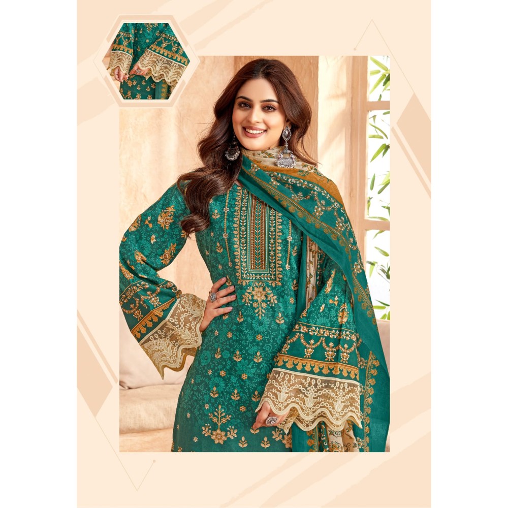 AMIRA VOL 2 MAYUR (Cotton Dupatta)