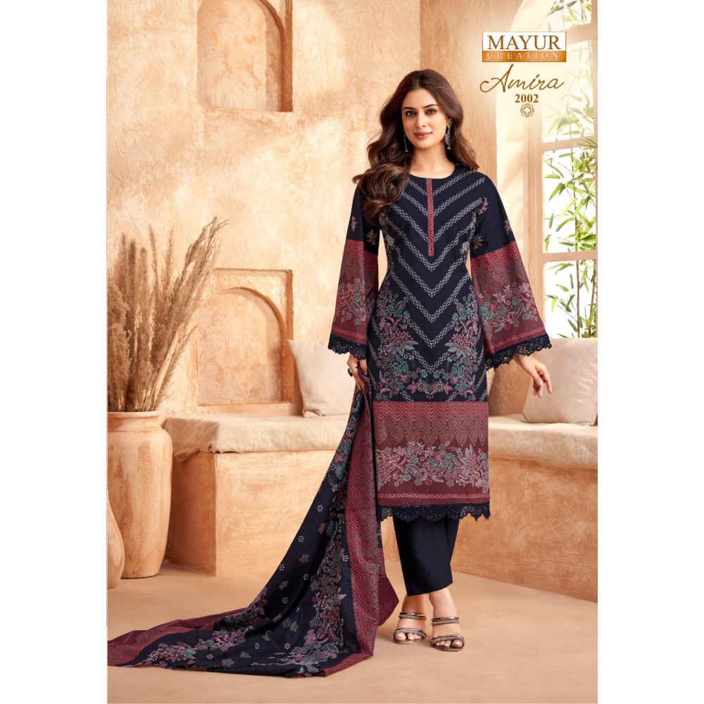 AMIRA VOL 2 MAYUR (Cotton Dupatta)