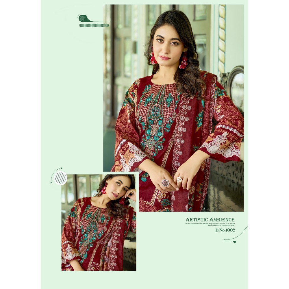 ANARKALI 12 KAVYA (Cotton Dupatta)