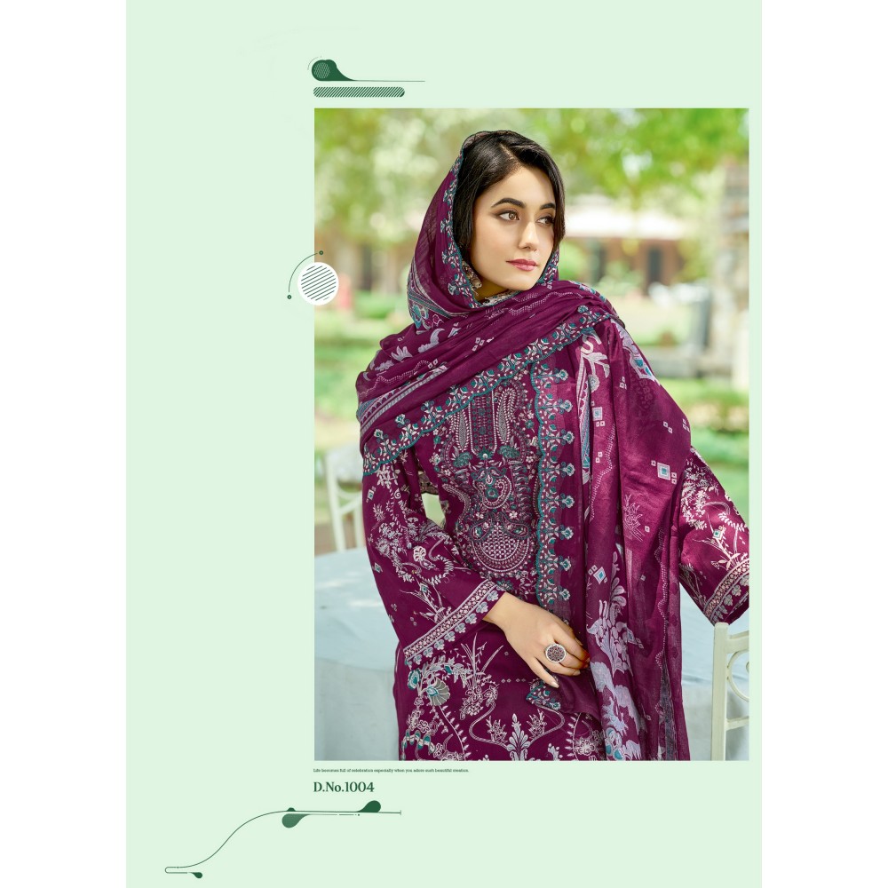 ANARKALI 12 KAVYA (Cotton Dupatta)