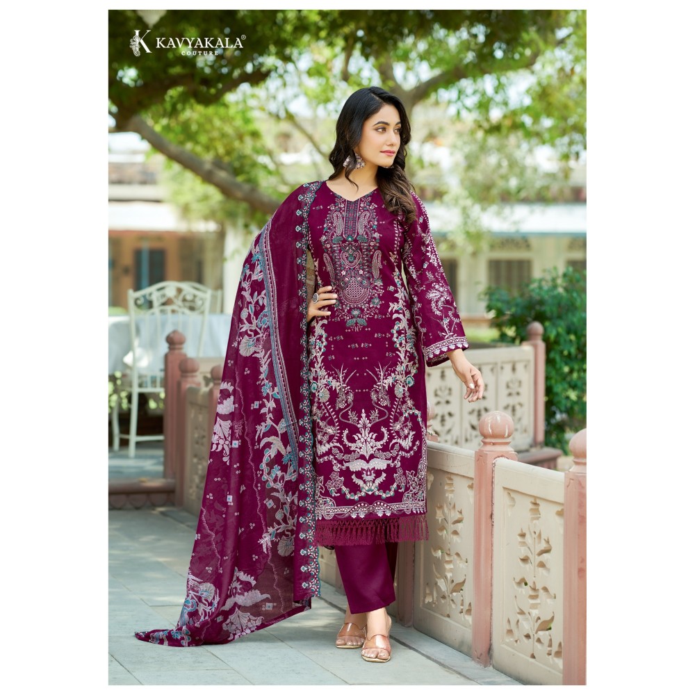 ANARKALI 12 KAVYA (Cotton Dupatta)