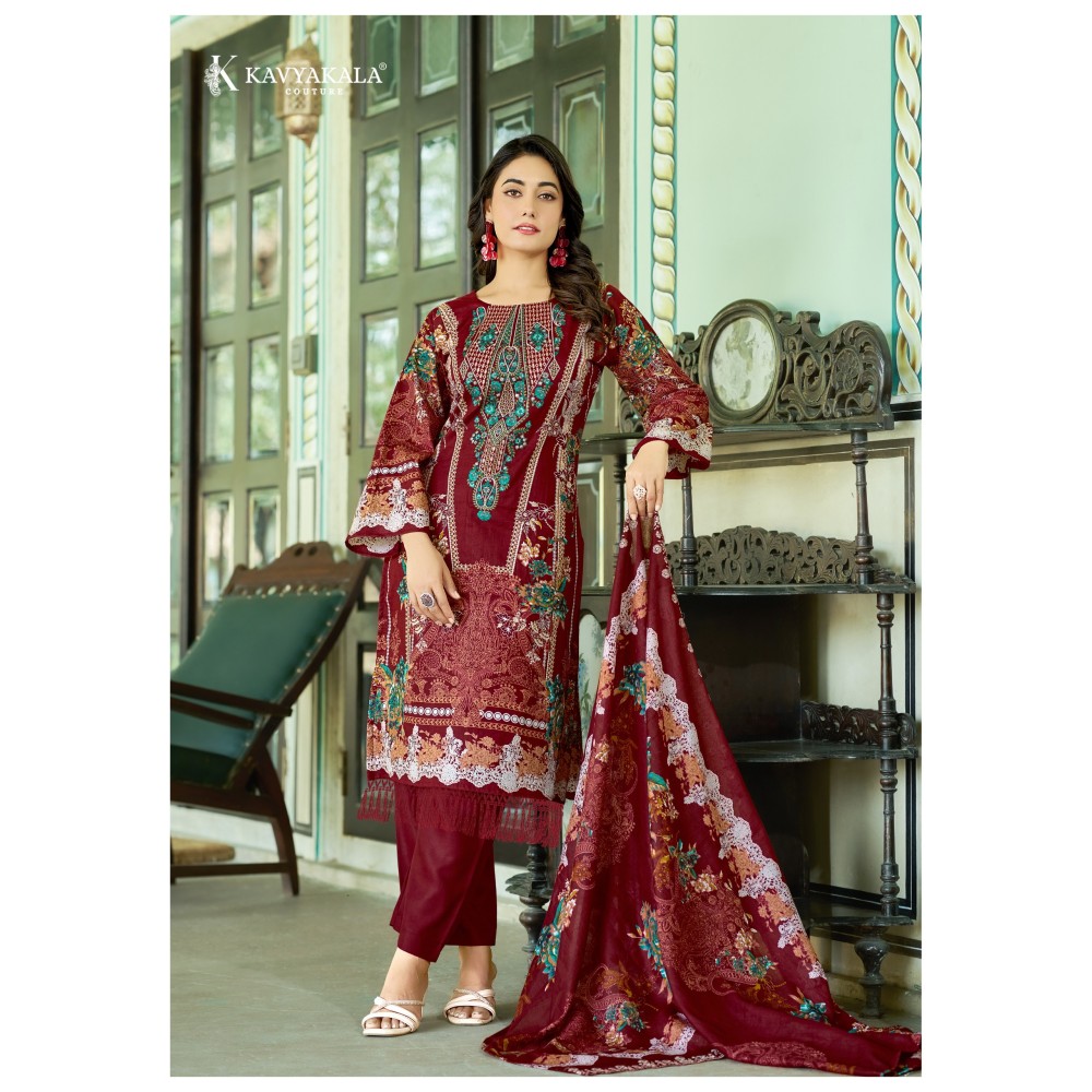 ANARKALI 12 KAVYA (Cotton Dupatta)