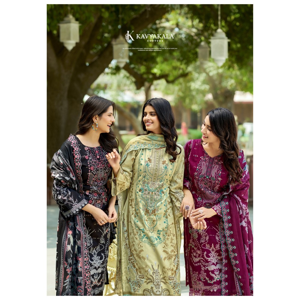ANARKALI 12 KAVYA (Cotton Dupatta)
