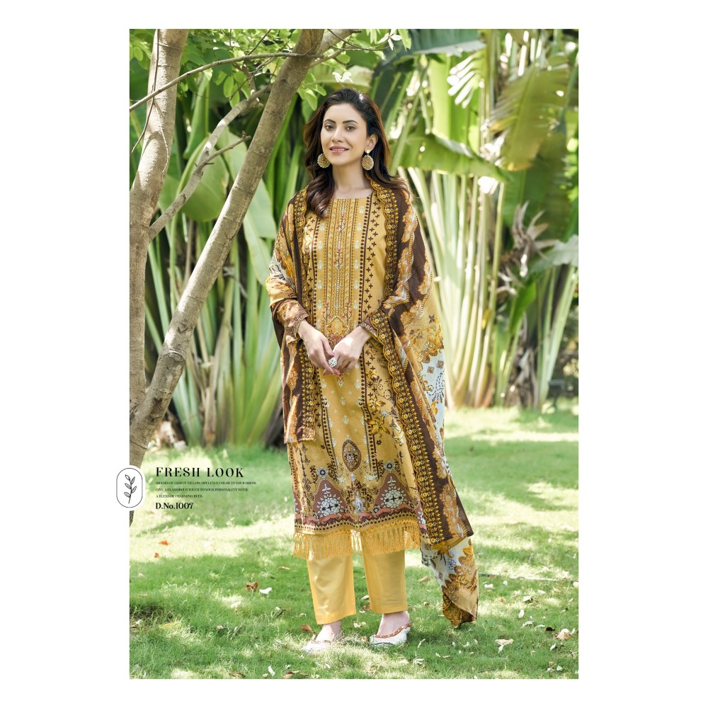 ANARKALI 14 KAVYA (Cotton Dupatta)