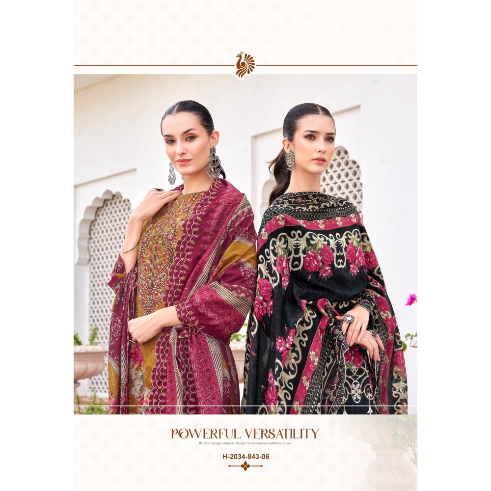 ANARKALI 6 ALOK SUITS (Cotton Dupatta)