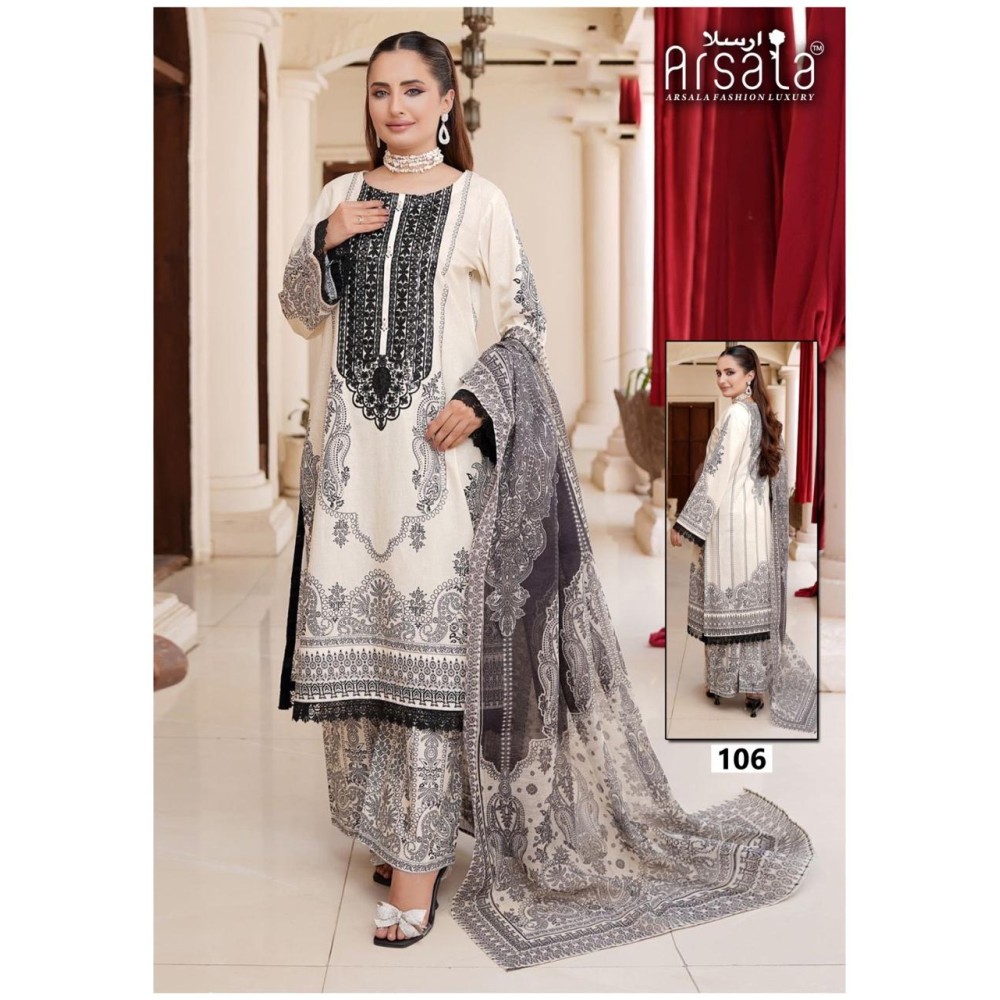 ARSALA FASHION LUXURY AMARA HEAVY COTTON LUXURY COLLECTION (Cotton Dupatta)