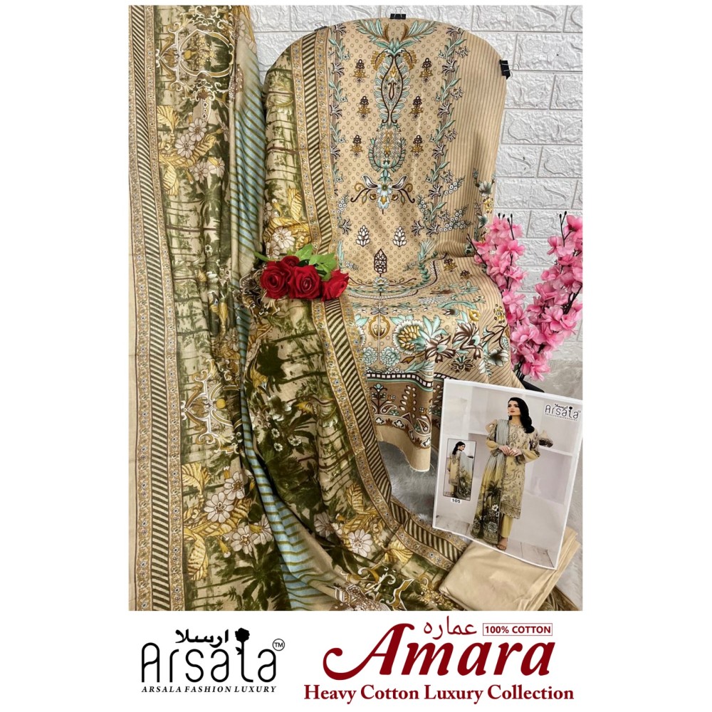 ARSALA FASHION LUXURY AMARA HEAVY COTTON LUXURY COLLECTION (Cotton Dupatta)