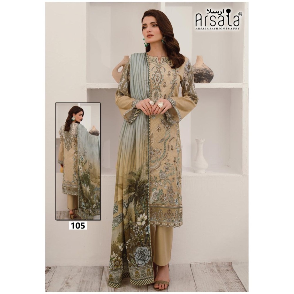 ARSALA FASHION LUXURY AMARA HEAVY COTTON LUXURY COLLECTION (Cotton Dupatta)