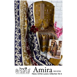 ARSALA LUXURY AMIRA HEAVY COTTON LUXURY COLLECTION VOL 6 (Cotton Dupatta)