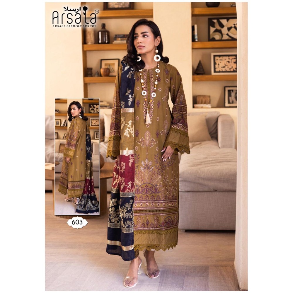 ARSALA LUXURY AMIRA HEAVY COTTON LUXURY COLLECTION VOL 6 (Cotton Dupatta)