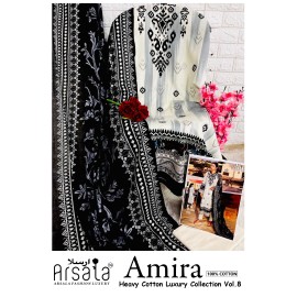 ARSALA LUXURY AMIRA HEAVY COTTON LUXURY COLLECTION VOL 8 (Cotton Dupatta)