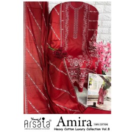ARSALA LUXURY AMIRA HEAVY COTTON LUXURY COLLECTION VOL 8 (Cotton Dupatta)