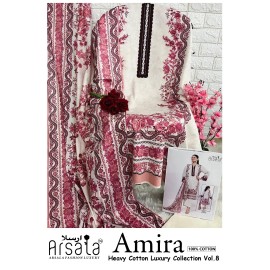 ARSALA LUXURY AMIRA HEAVY COTTON LUXURY COLLECTION VOL 8 (Cotton Dupatta)