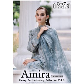 ARSALA LUXURY AMIRA HEAVY COTTON LUXURY COLLECTION VOL 8 (Cotton Dupatta)