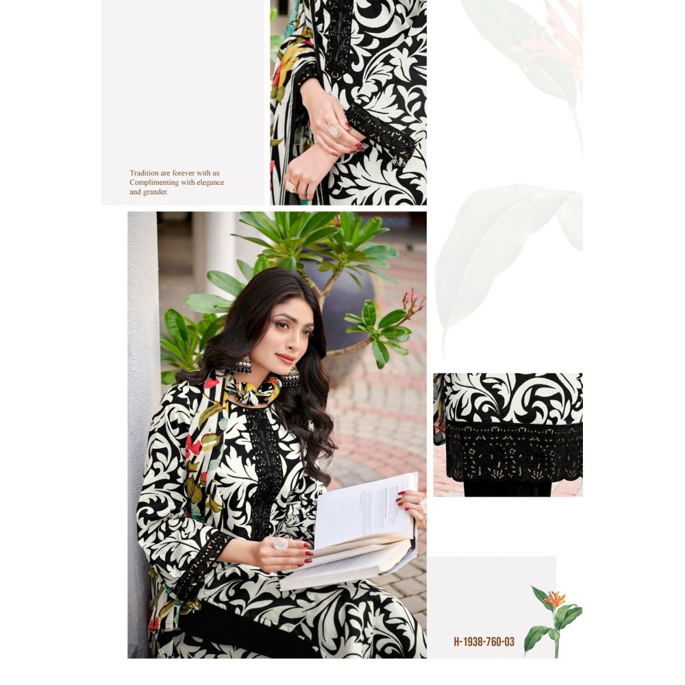 ARUNIKA 3 ALOK SUITS (Cotton Dupatta)