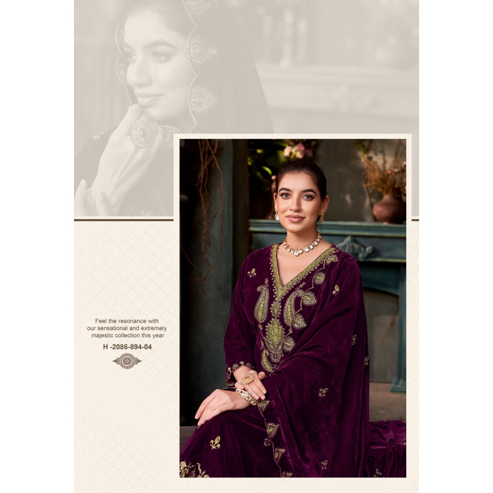 ATHARVA VELVET ALOK SUITS (Winter Collection)