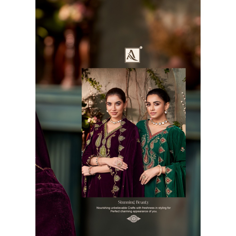 ATHARVA VELVET ALOK SUITS (Winter Collection)