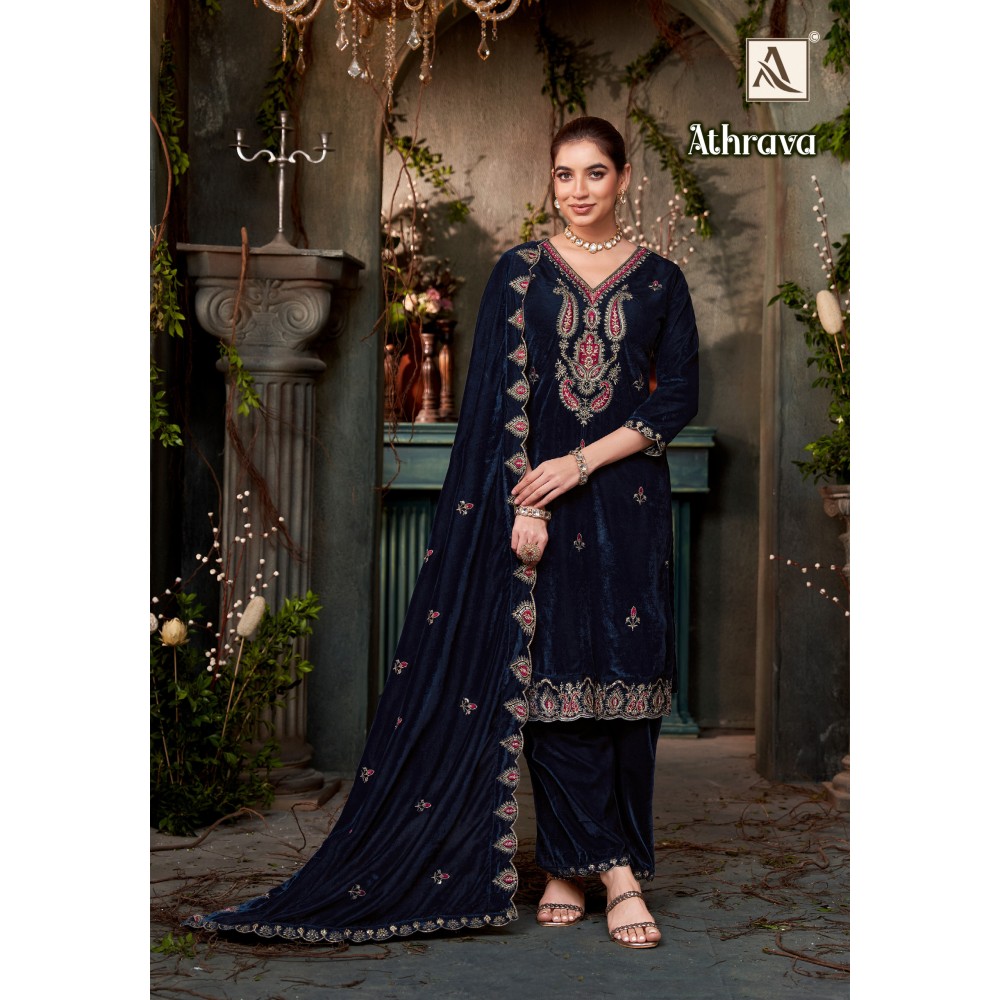 ATHARVA VELVET ALOK SUITS (Winter Collection)
