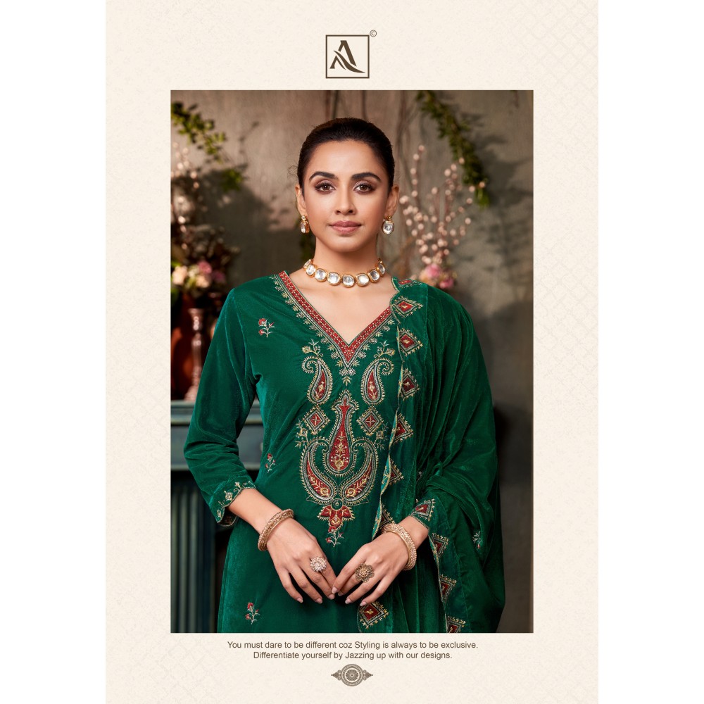 ATHARVA VELVET ALOK SUITS (Winter Collection)