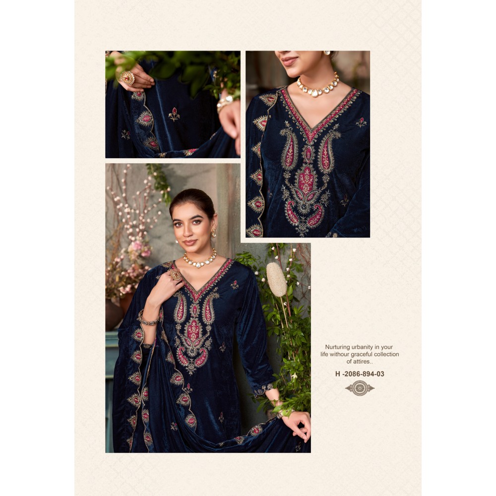 ATHARVA VELVET ALOK SUITS (Winter Collection)