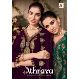 ATHARVA VELVET ALOK SUITS (Winter Collection)