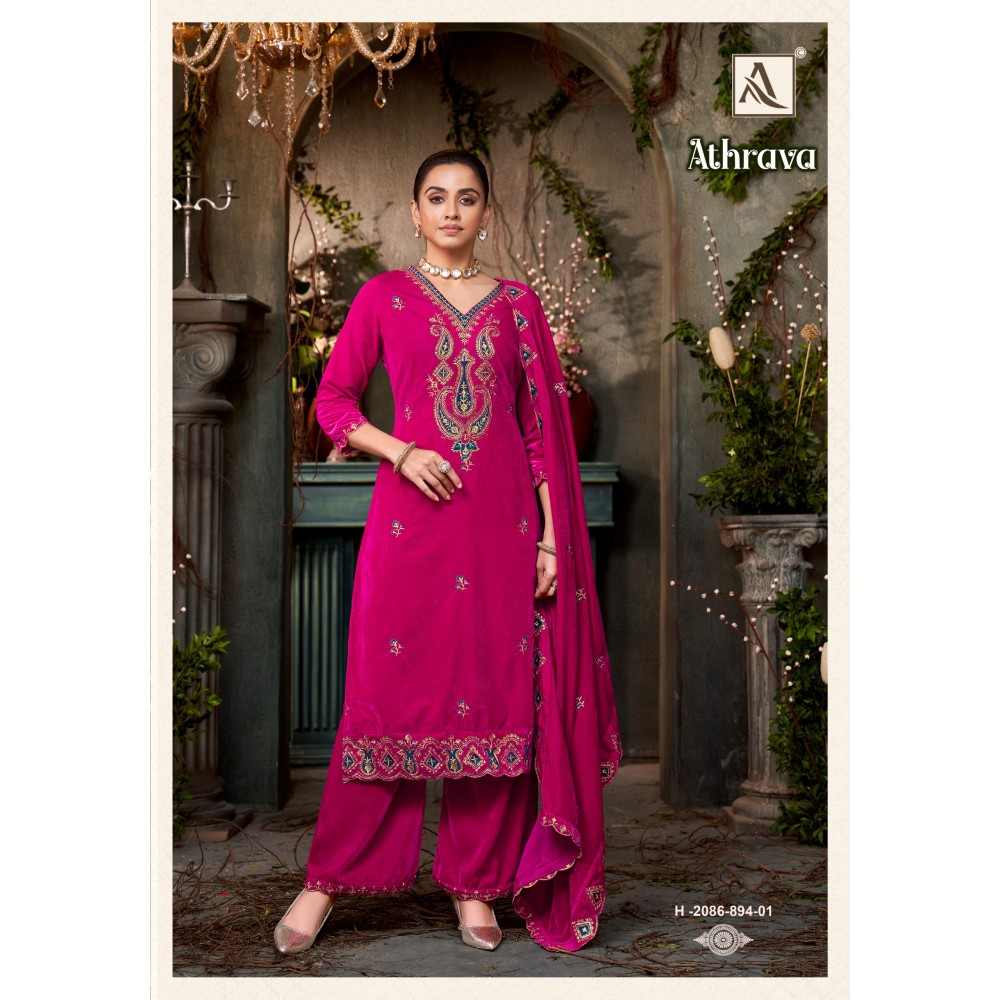 ATHARVA VELVET ALOK SUITS (Winter Collection)