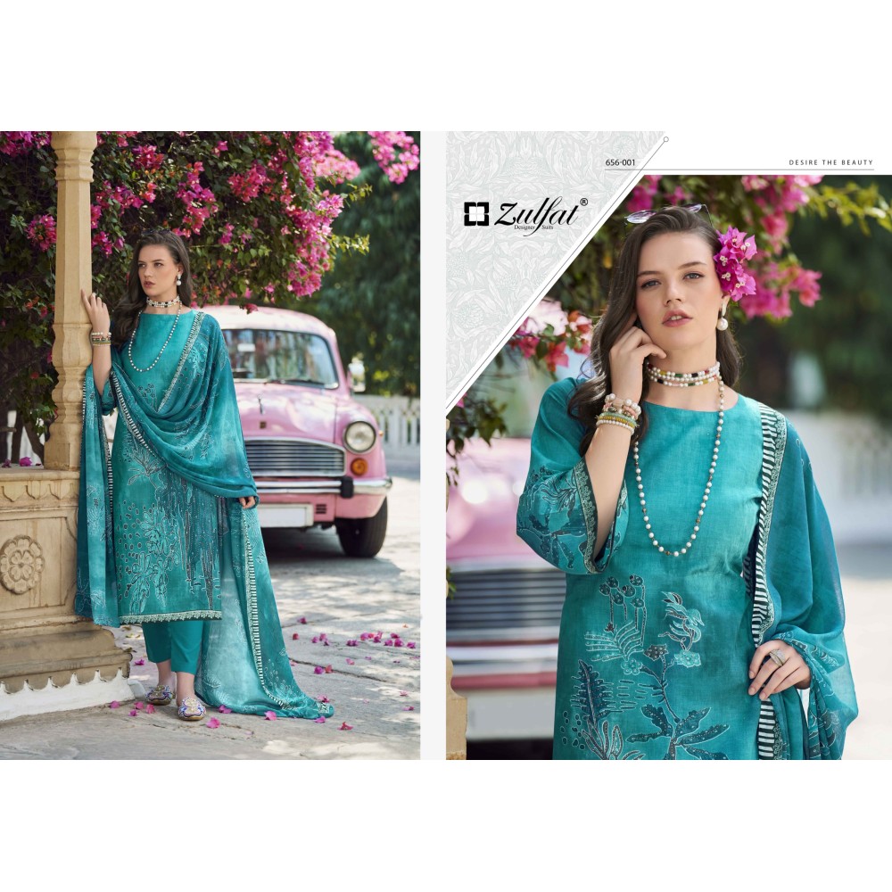 BAHAAR ZULFAT  (Cotton Dupatta)