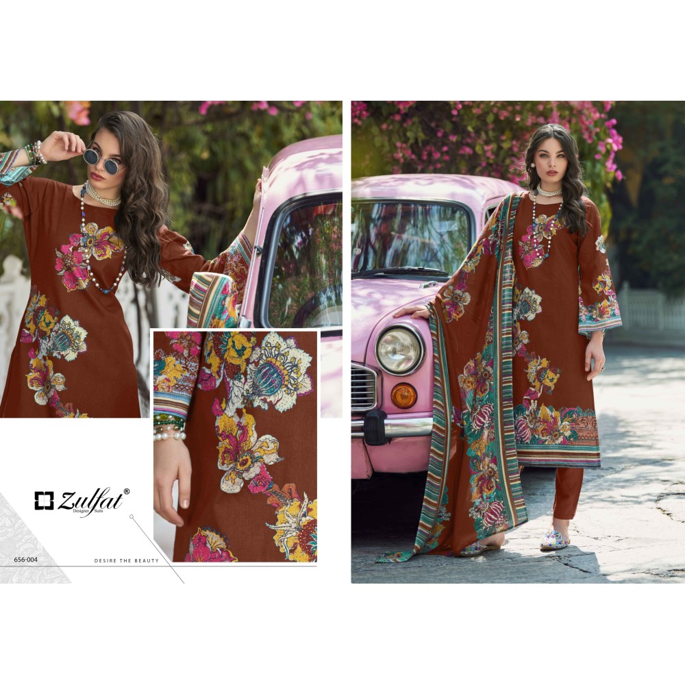BAHAAR ZULFAT  (Cotton Dupatta)