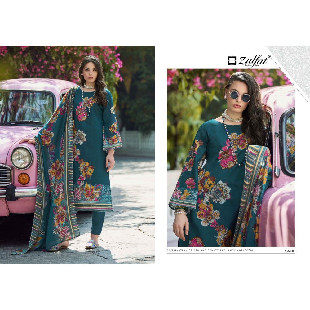 BAHAAR ZULFAT  (Cotton Dupatta)