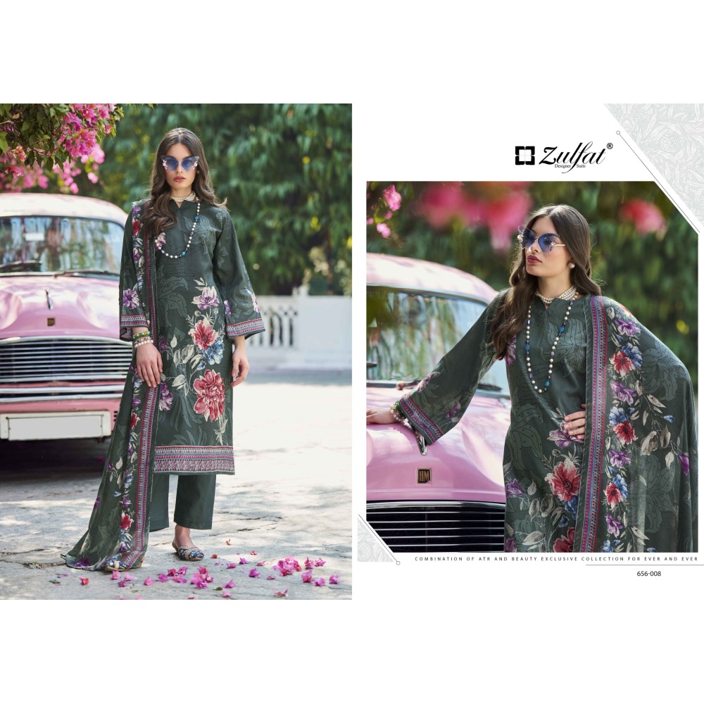 BAHAAR ZULFAT  (Cotton Dupatta)