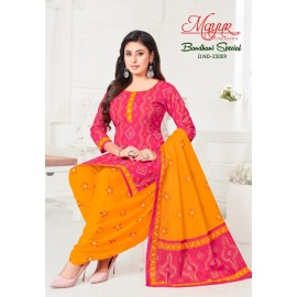 BANDHANI SPECIAL 23 MAYUR (Cotton Dupatta)