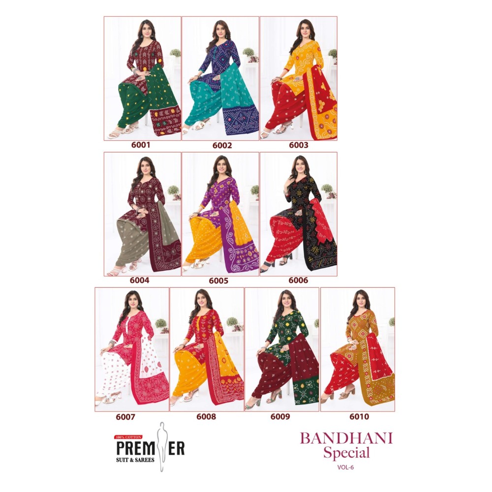 BANDHANI SPECIAL 6 PREMIER (Cotton Dupatta)