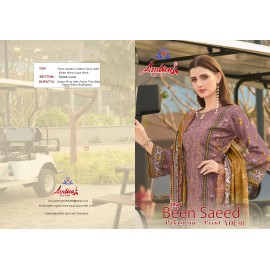 BEEN SAEED VOL 1 AMBICA TEX (Cotton dupatta)