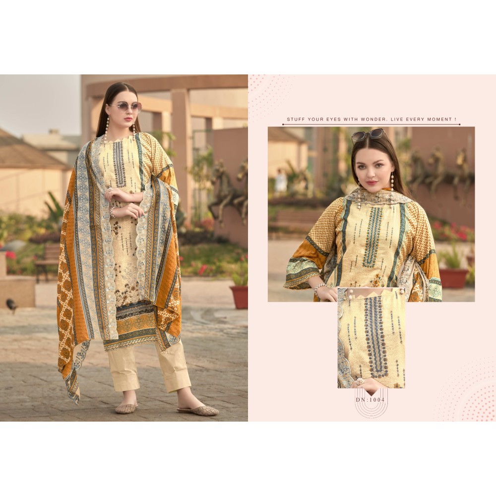 BEEN SAEED VOL 1 AMBICA TEX (Cotton dupatta)